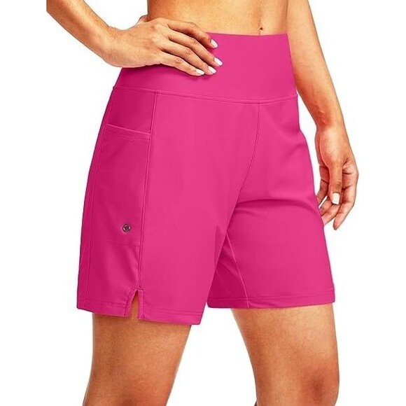 3XL G Gradual Women's 7" Long Swim Board Shorts High Waisted Quick Dry Swim... - Picture 1 of 6